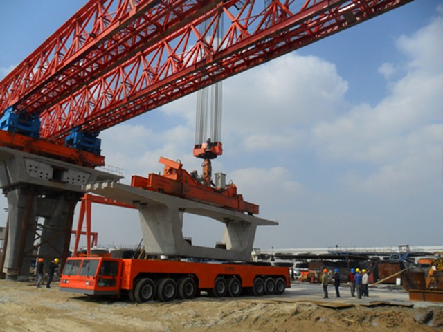 江蘇鎮江架橋機出租橋雙線鐵路橋